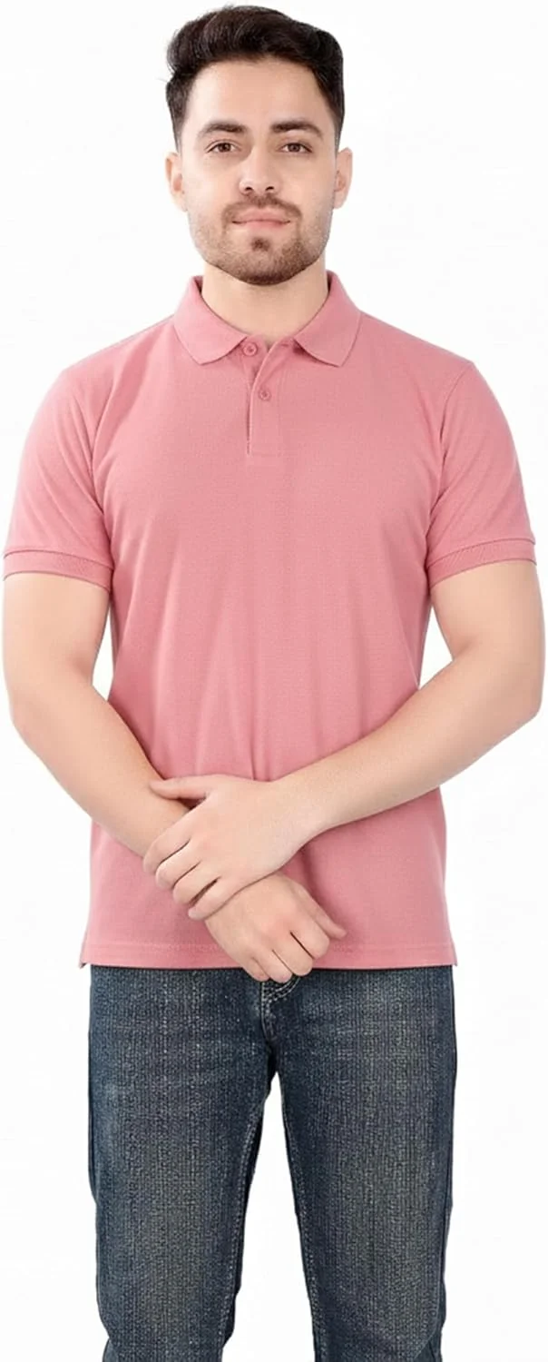 تی شرت پولو مردانه YANEK، آستین کوتاه، یقه و سرآستین تنفسی، مناسب استفاده روزانه - تی شرت دکمه دار برای تمام فصول، ورزش های داخل و خارج از منزل، کمپینگ، گلف و استایل روزمره