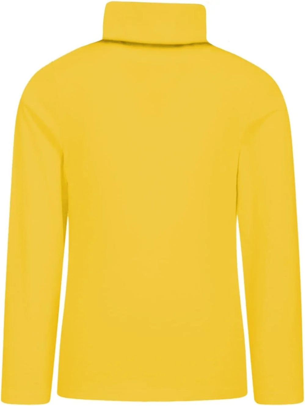 تاپ یقه اسکی دخترانه janisramone®، پولوشرت ساده پسرانه برای مدرسه و ورزش، تی شرت آستین بلند دخترانه و پسرانه، تاپ یقه اسکی بچه گانه