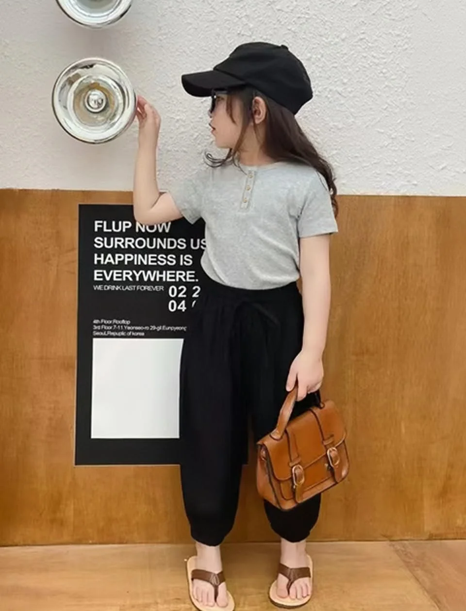 پیراهن آستین کوتاه پسرانه POBIDIBY با 3 دکمه، پیراهن هنلی برای پسران و دختران، پیراهن پولو بدون یقه