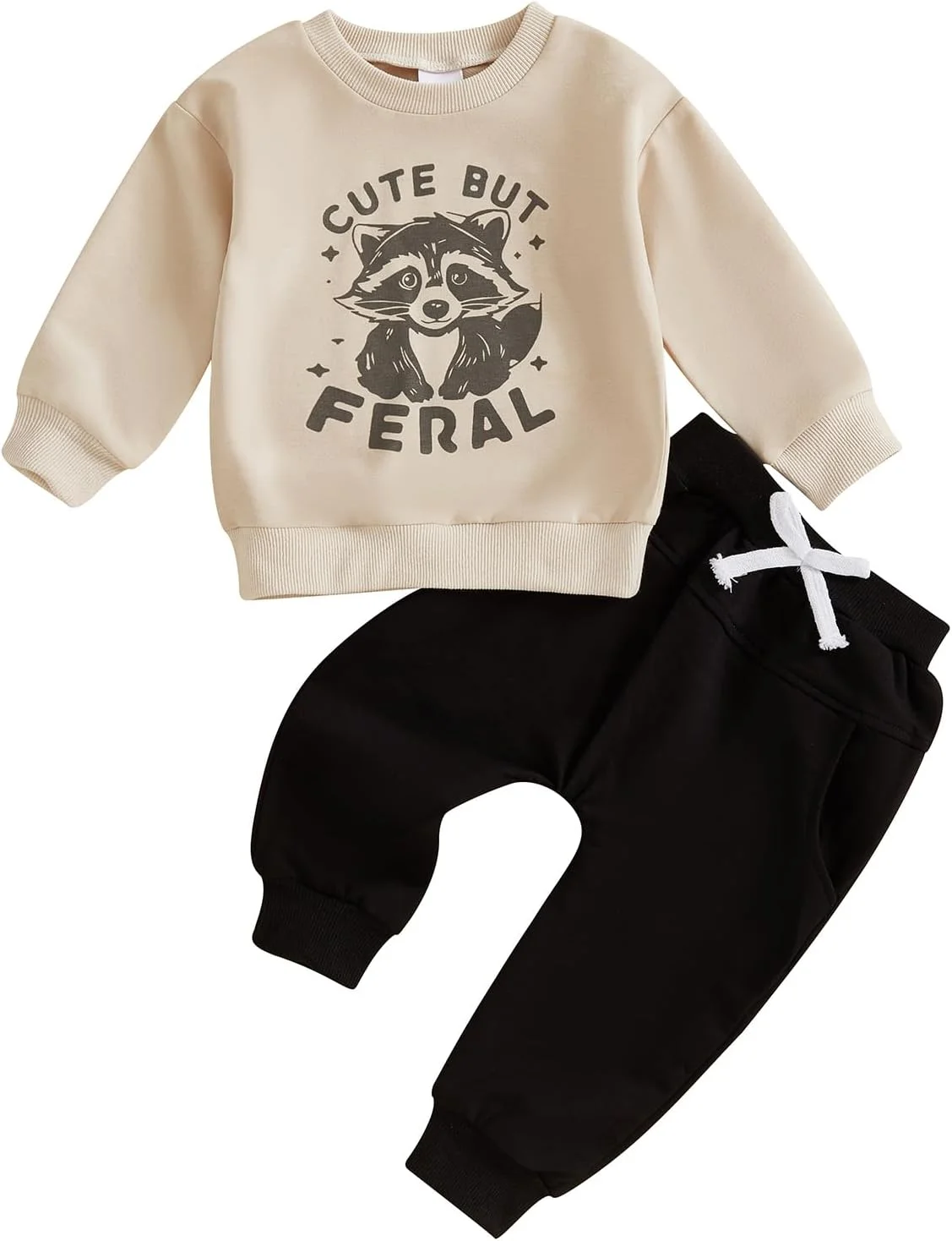 ست لباس پاییزی پسرانه، بلوز آستین بلند یقه گرد و شلوار، مناسب نوزاد و کودک 6، 12، 18، 24 ماهه و 2 ساله