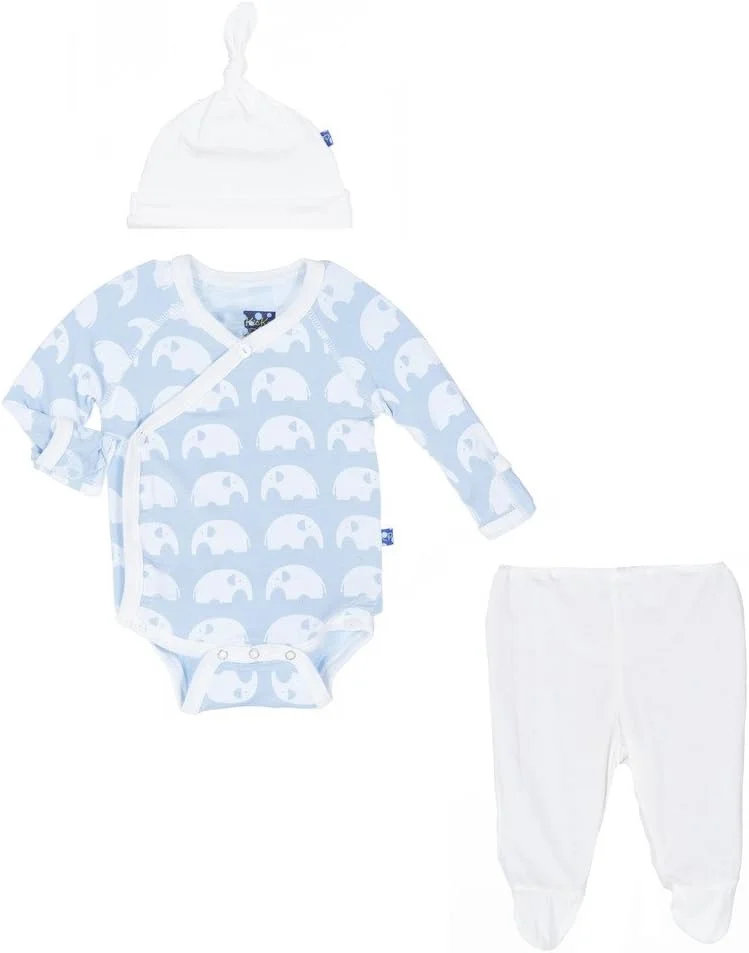 ست هدیه لباس نوزادی پسرانه کیک کی پنتس