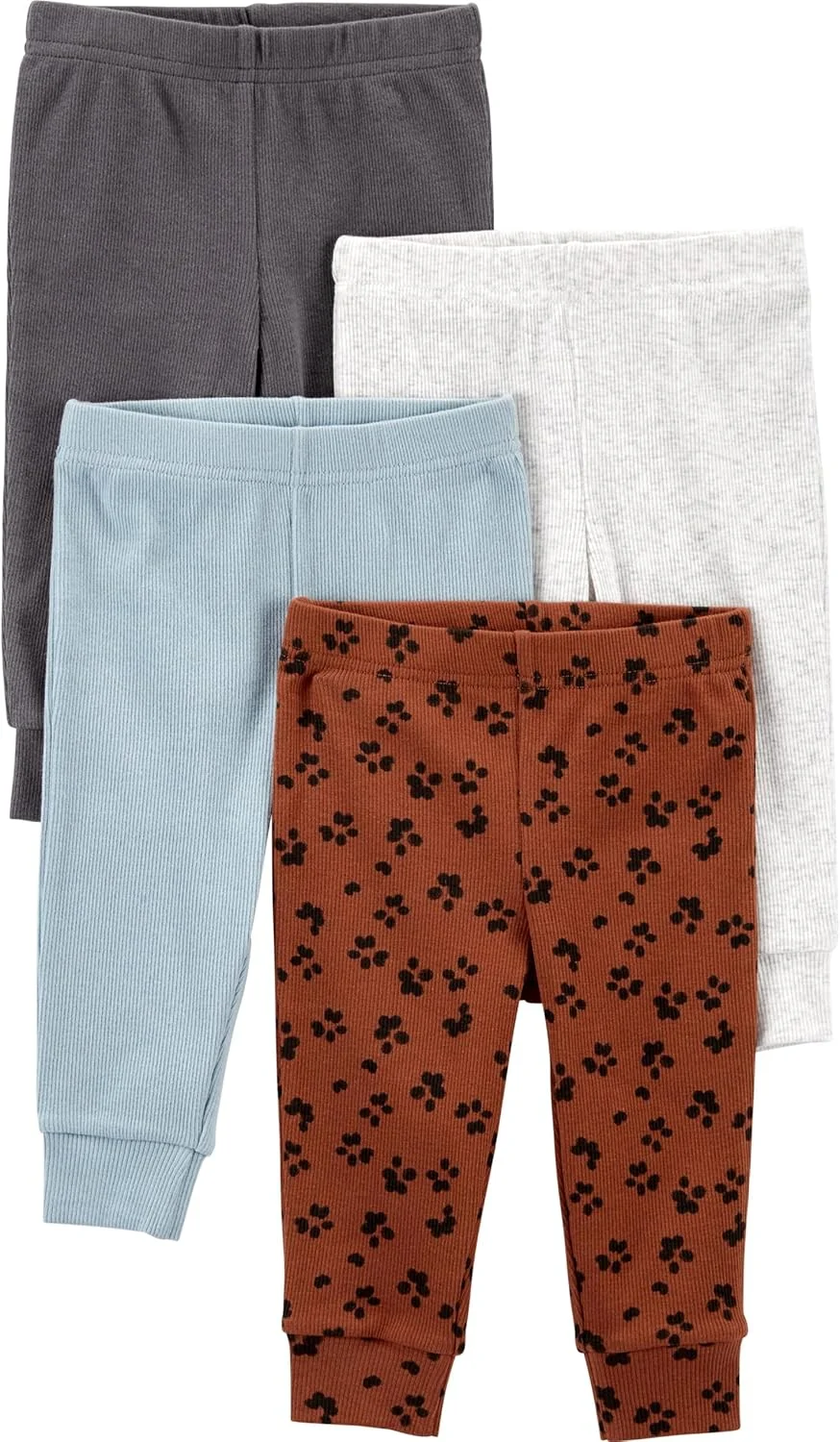 شلوار بافت دار دخترانه بچه گانه کارترز، بسته 4 عددی