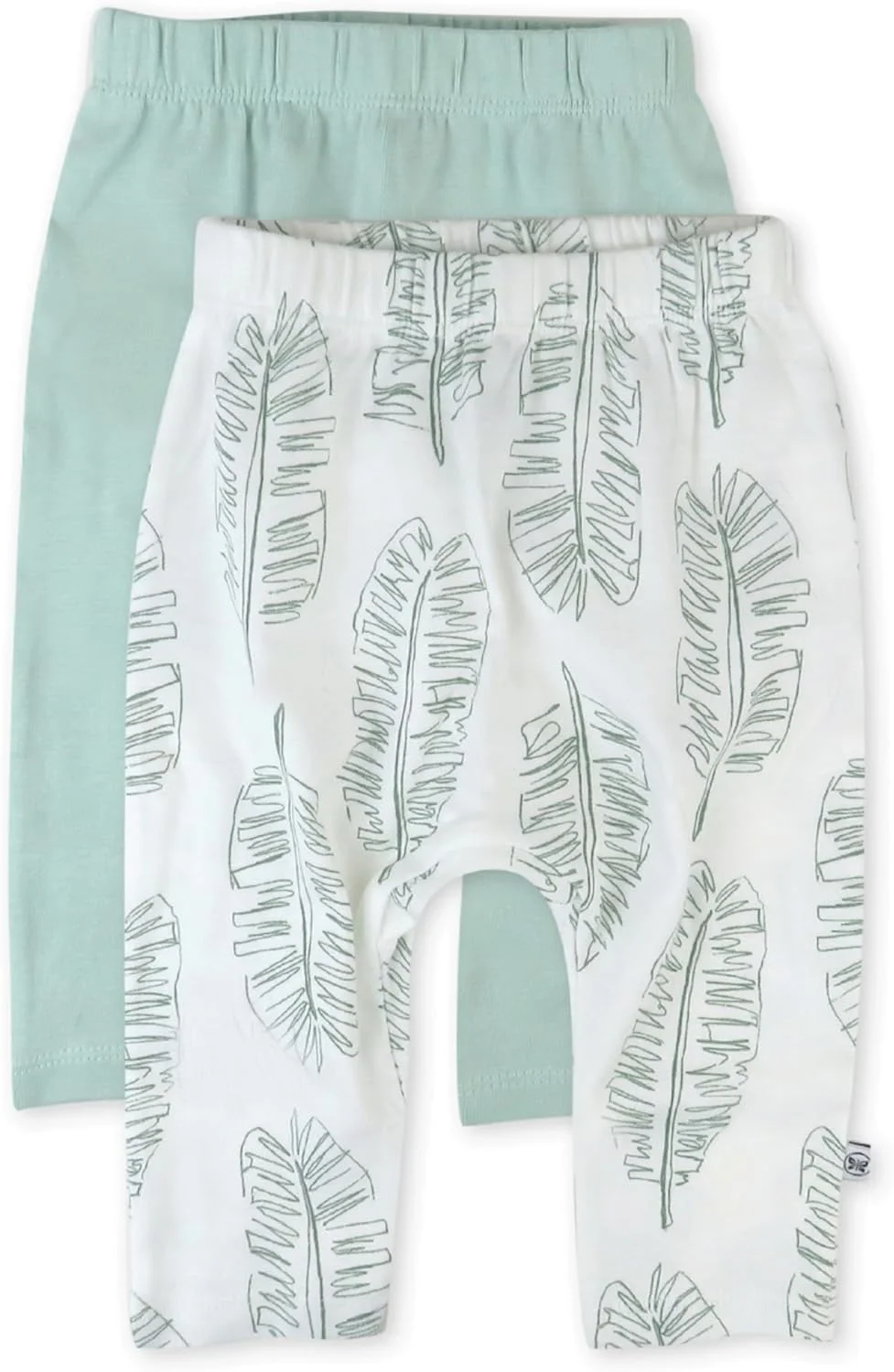 شلوار راحتی چندتایی کودک یونی‌سکس HonestBaby، تن‌خور آزاد، پایین‌تنه کشی، 100% پنبه ارگانیک برای نوزادان پسر و دختر (بسته 2 عددی)