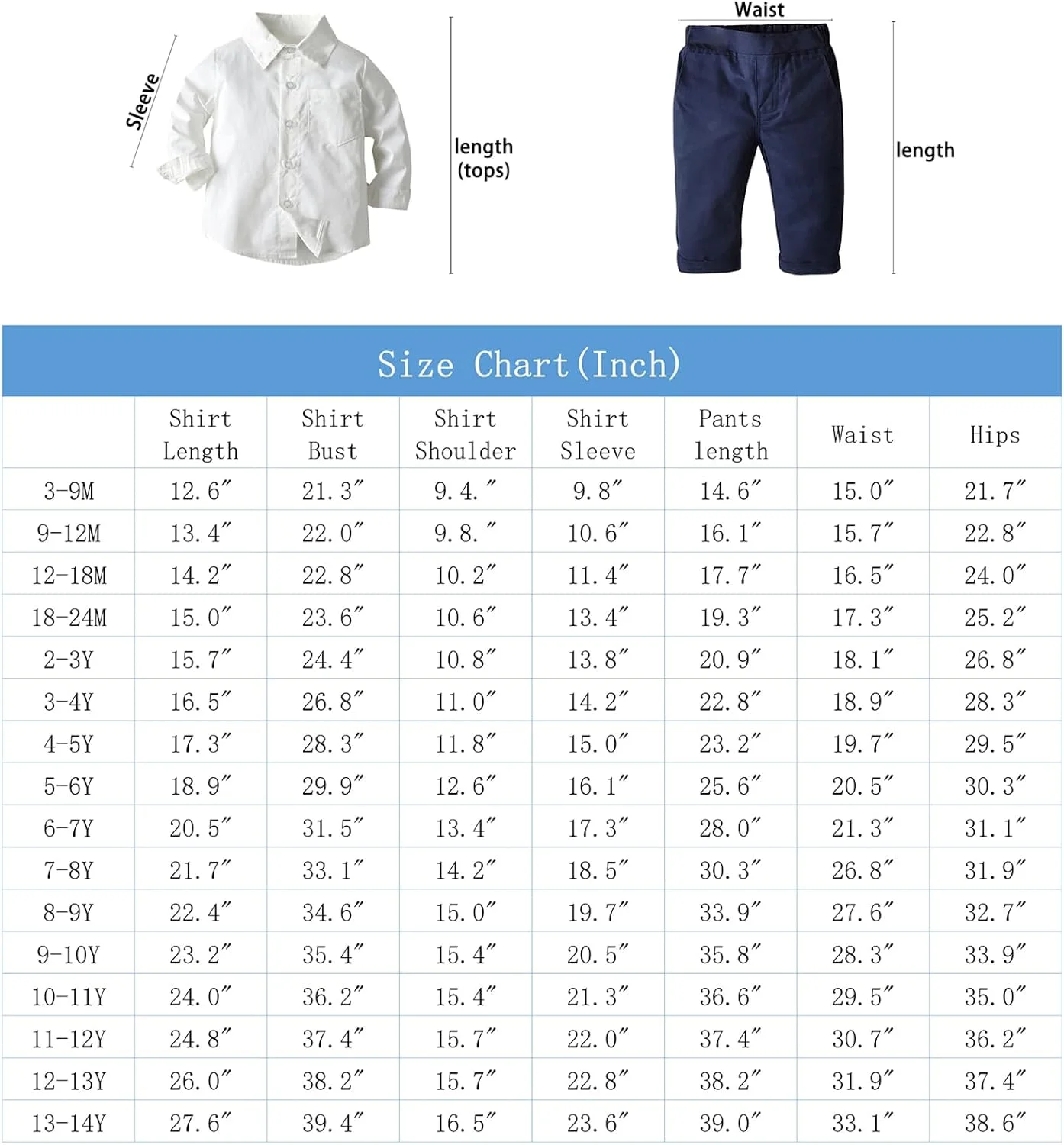 ست لباس پسرانه SANGTREE، پیراهن با پاپیون + کلاه Newsboy + ست شلوار بند دار، 3 ماه - 9 سال