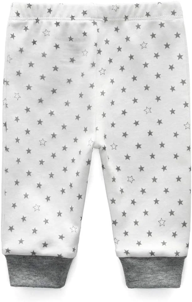 لباس زیر دکمه دار نوزادی آستین کوتاه، شلوار نوزادی، زیرپوش نوزادی 5 تکه به همراه شلوار 4 تکه، پنبه خالص مناسب برای نوزادان پسر و دختر 0-12 ماه