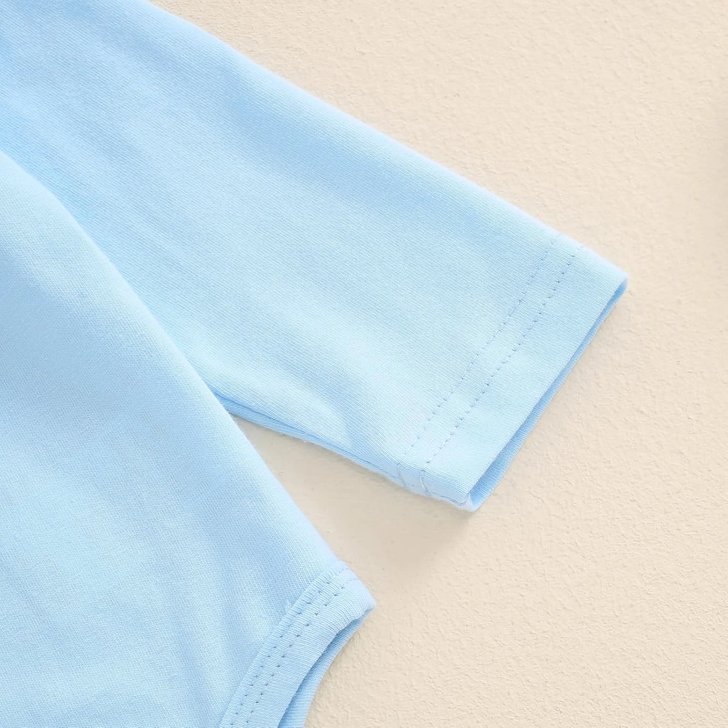 ست لباس نوزادی پسرانه، رامپر آستین بلند، تیشرت، شلوار و کلاه