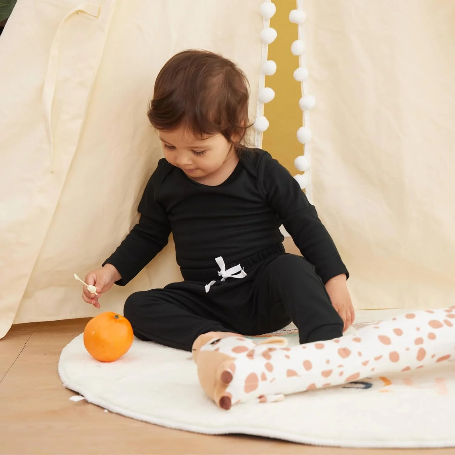 شلوار راحتی بچه گانه، شلوار نوزادی اسپرت پنبه ای مناسب برای نوزادان دختر و پسر، بسته 3 عددی