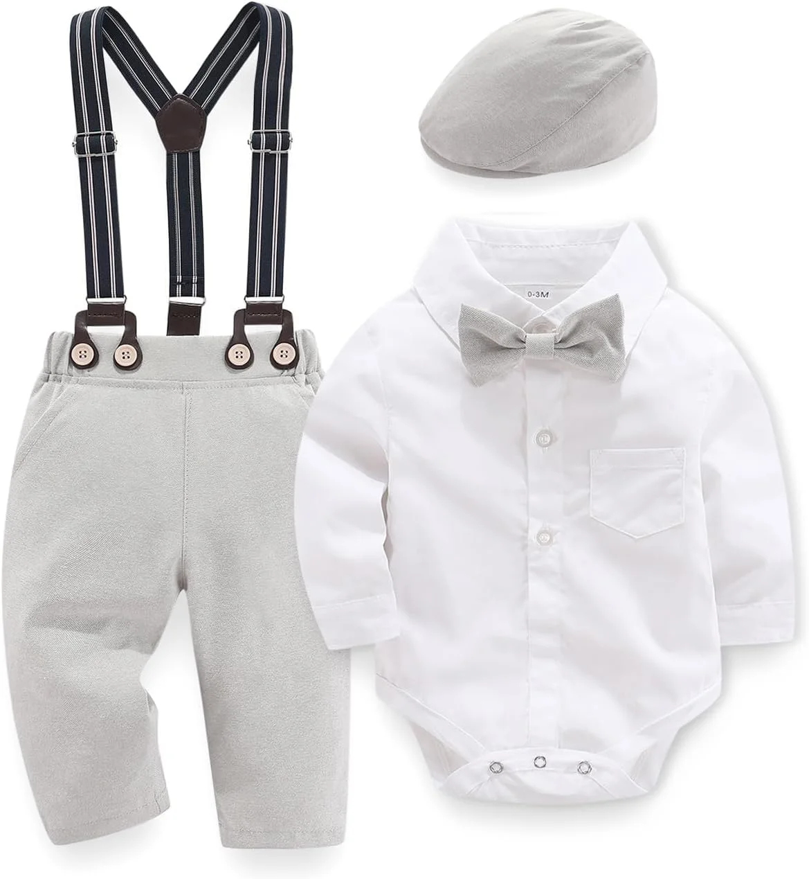 ست لباس پسرانه نوزادی - ست پیراهن و شلوار