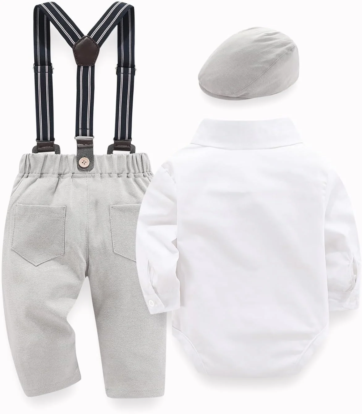 ست لباس پسرانه نوزادی - ست پیراهن و شلوار