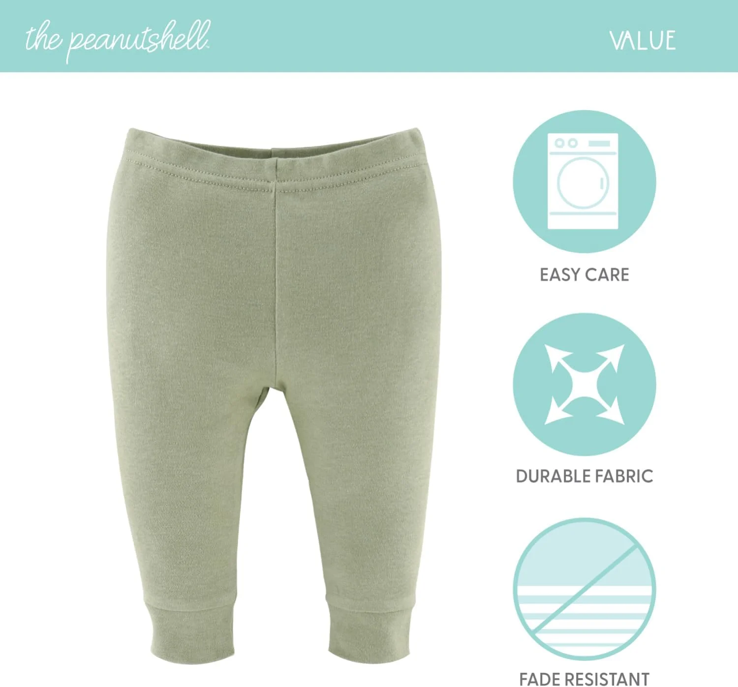 شلوار نوزادی پیناتشل، لباس نوزاد پسر دختر، لباس نوزادی اسپرت، مناسب نوزاد تا 24 ماهگی، شلوار گرمکن نوزادی، لباس زیر، پوشاک