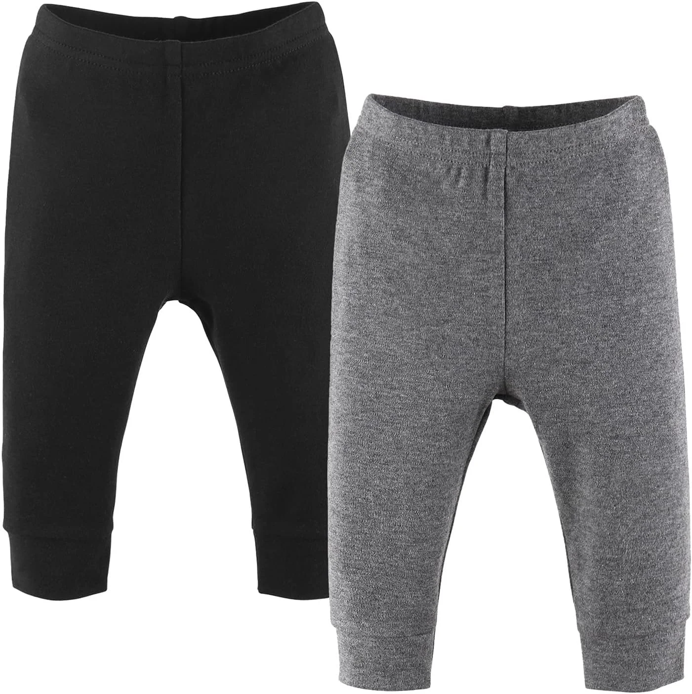 ست شلوار نوزادی Peanutshell برای پسران یا دختران - مشکی، خاکستری و حیوانات سافاری - بسته 5 عددی، سایز نوزادی تا 24 ماهگی