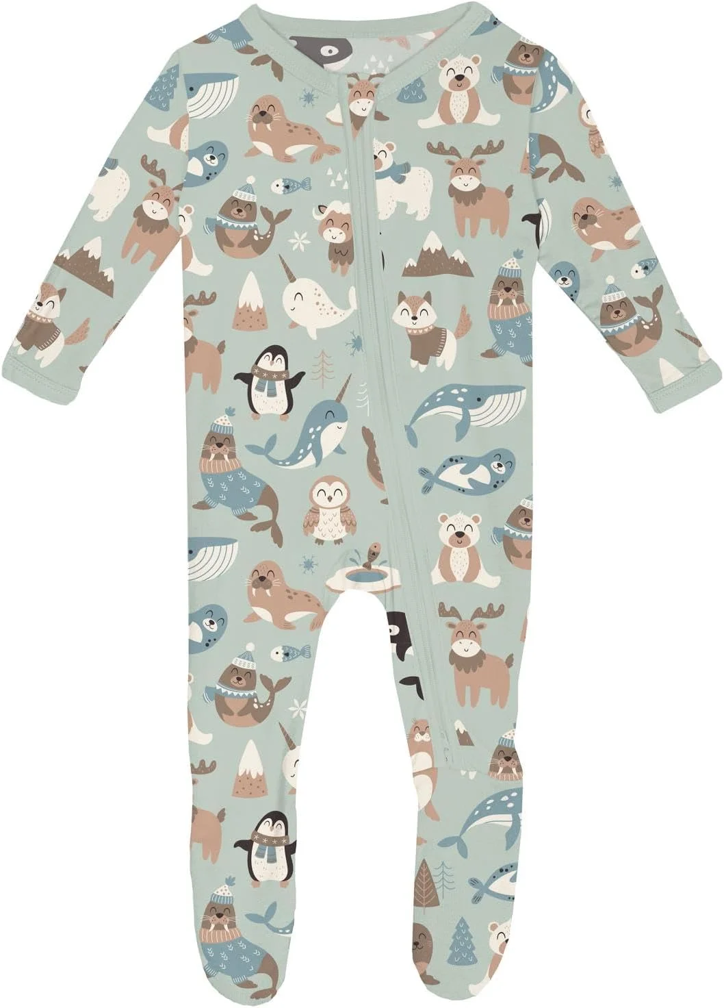 لباس خواب یکسره زیپ‌دار با طرح‌های جشن کیکی، مناسب برای سرگرمی‌های فصلی