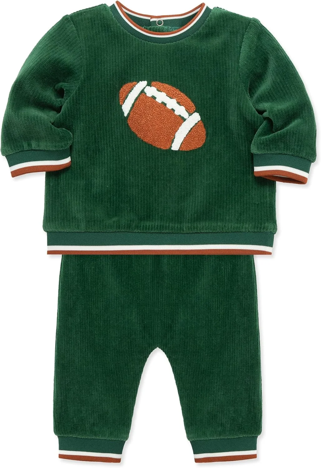 لباس های Little Me برای ست گرمکن مخملی نوزاد دختر و پسر، ست های جاگر، 3 ماه تا 12 ماه