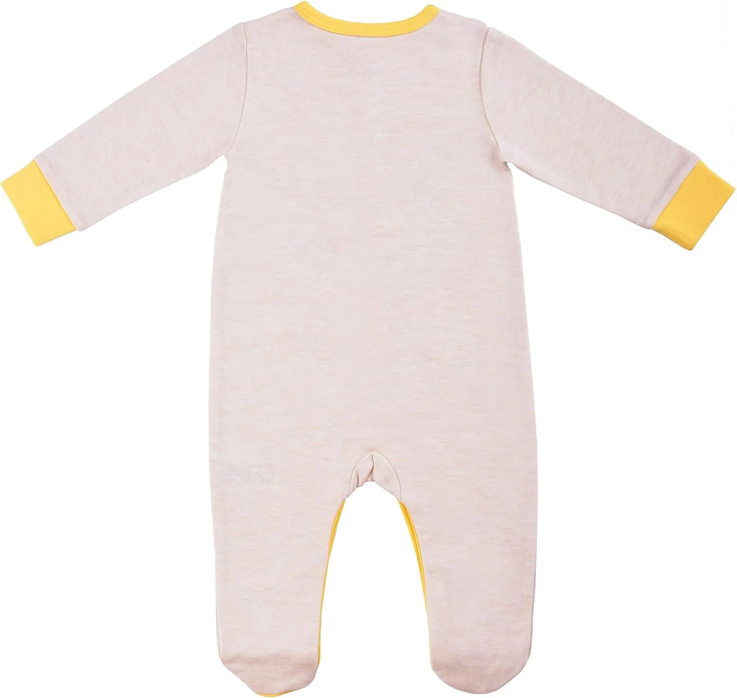 ست رامپر آستین بلند و کلاه پسرانه دیزنی وینی پو برای نوزاد زرد/بژ یا نارنجی