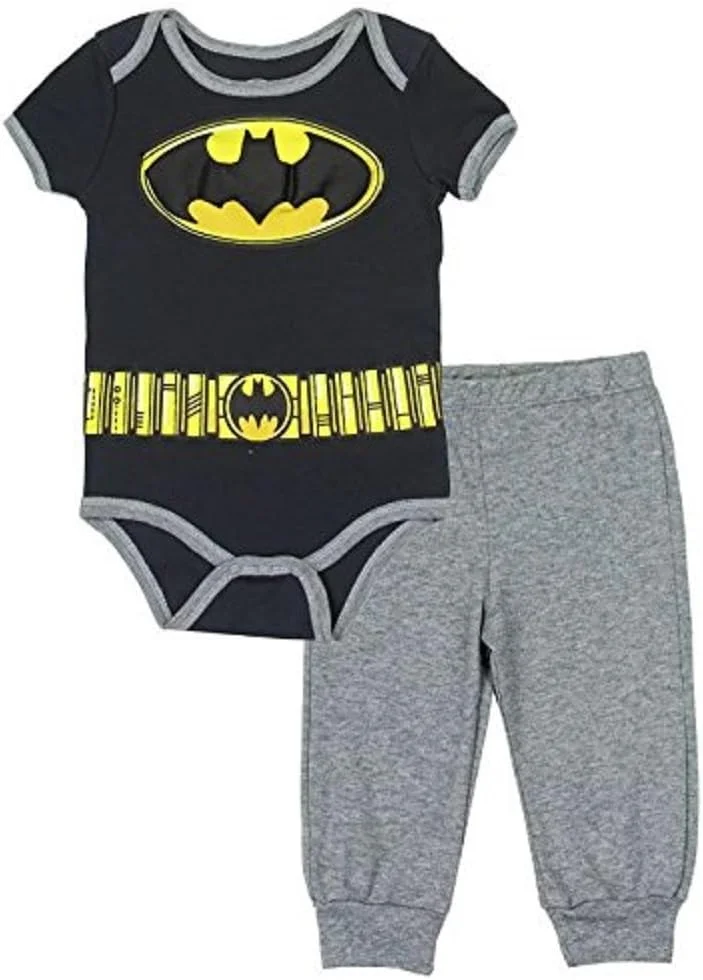 ست لباس نوزادی پسرانه وارنر برادرز، طرح سوپرمن، سایز 0-3 ماه، مشکی