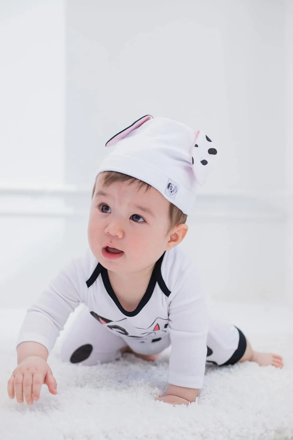 دیزنی کلاسیک وینی پو، شیر شاه، میکی موس، مینی موس لباس مبدل سرهمی دکمه دار و کلاه نوزادی تا کودک