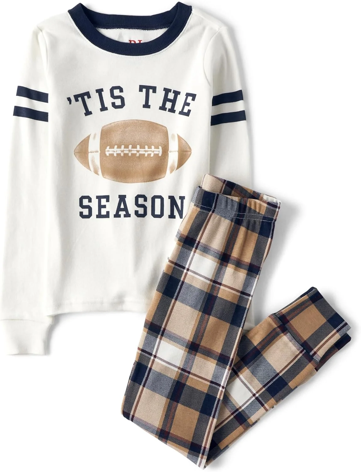 ست لباس خواب بچگانه The Children's Place، طرح فوتبال، پنبه