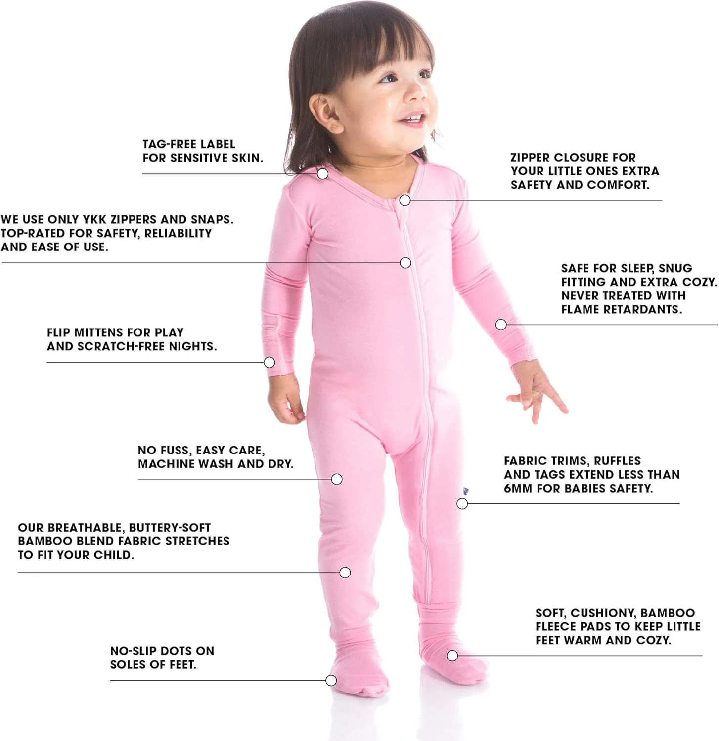 لباس سرهمی زیپ دار دخترانه کیکی پنتس مدل Zf14-9-wc