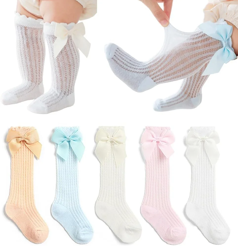 جوراب ساق بلند توری دخترانه Goodern، نرم و تنفسی، مناسب نوزادان و کودکان نوپا، جوراب های توری پاپیونی، جوراب های بلند توری پاپیونی، جوراب های نخی یکدست - 0-1 سال جوراب ساق بلند توری دخترانه Goodern، نرم و تنفسی، مناسب نوزادان و کودکان نوپا، جوراب های توری پاپیونی، جوراب های بلند توری پاپیونی، جوراب های نخی یکدست - 0-1 سال