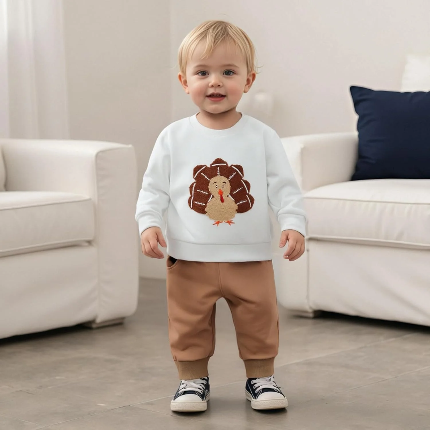 ست بلوز و شلوار بچه گانه طرح قلب، مناسب فصل بهار و پاییز