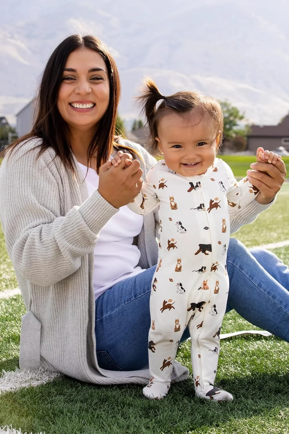 رامپر نوزادی ارگانیک جک + جیل مونیکا + اندی