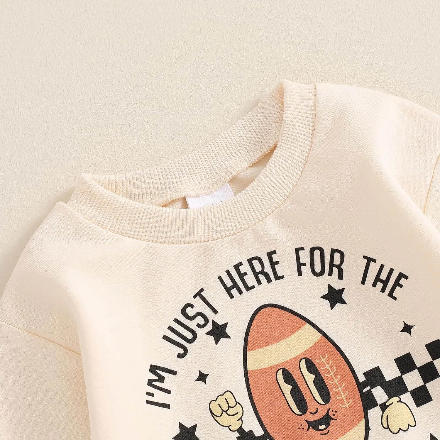 لباس پسرانه بچه گانه ZyHwShine با طرح فوتبال، تاپ بلوز و شلوار مناسب فصل پاییز