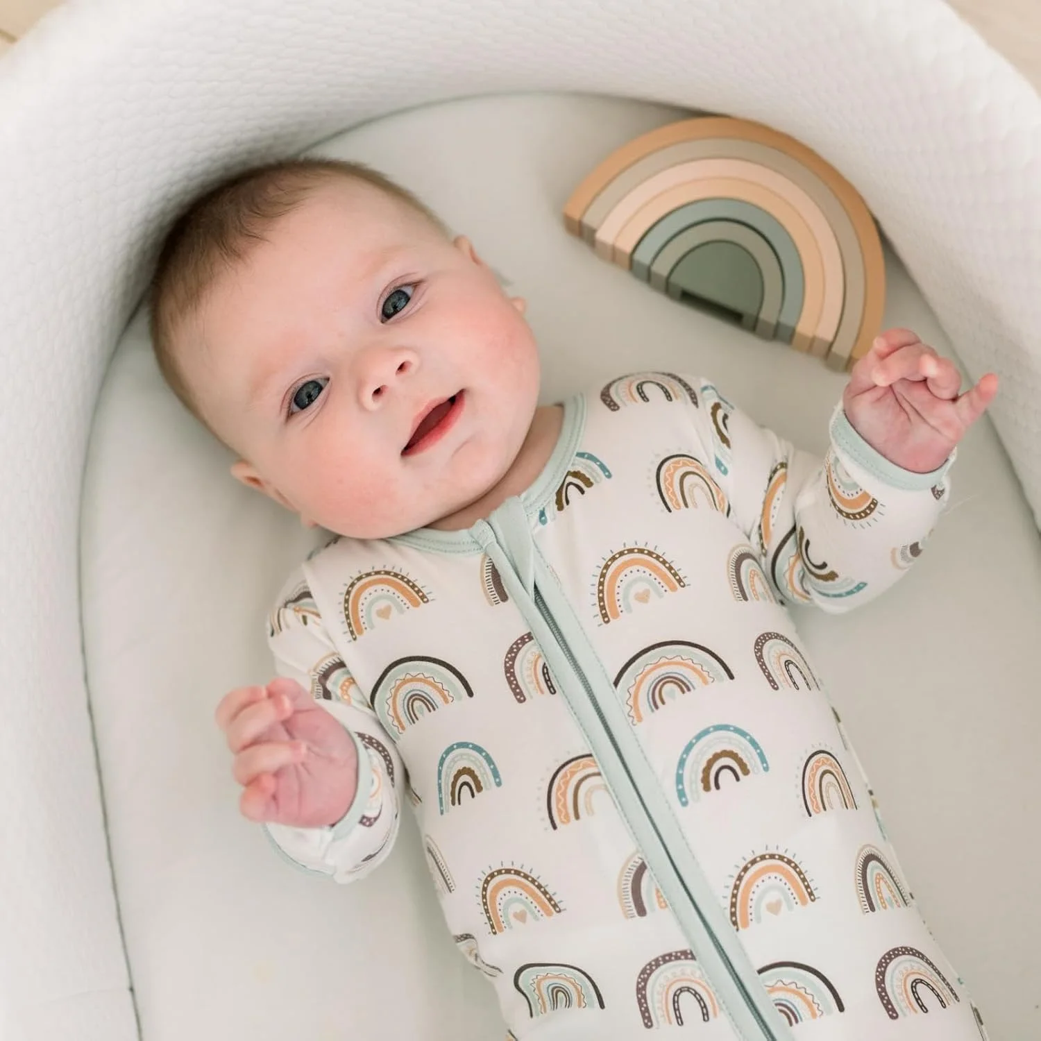 لباس خواب یکسره زیپ‌دار طرح‌دار کیکی، جامه‌های فوق‌العاده نرم، لباس خواب فصلی برای نوزادان و کودکان، مجموعه بهاری 3