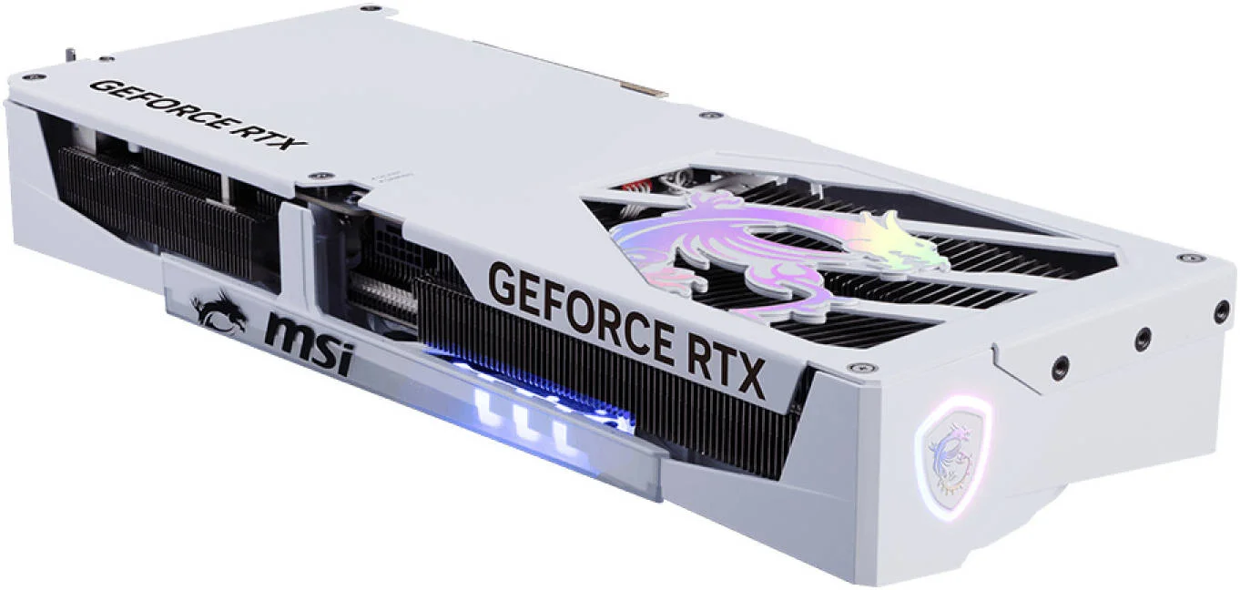 کارت گرافیک ام اس آی GeForce RTX 5070 Ti 16GB GAMING TRIO OC، حافظه GDDR7 256-Bit، فرکانس افزایشی 2572 مگاهرتز، 8960 هسته CUDA، سرعت حافظه 28 گیگابیت بر ثانیه، PCI Express Gen 5، سفید | 912-V531-060