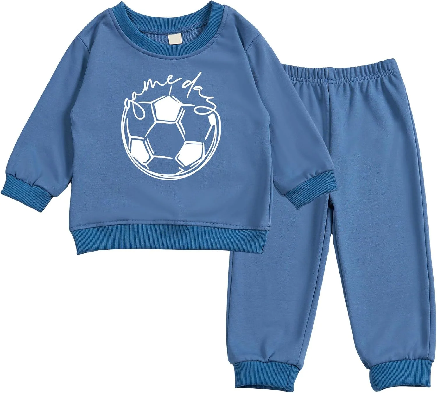 ست لباس گرمکن و شلوار بچه گانه طرح بسکتبال آستین بلند، مناسب پاییز و زمستان