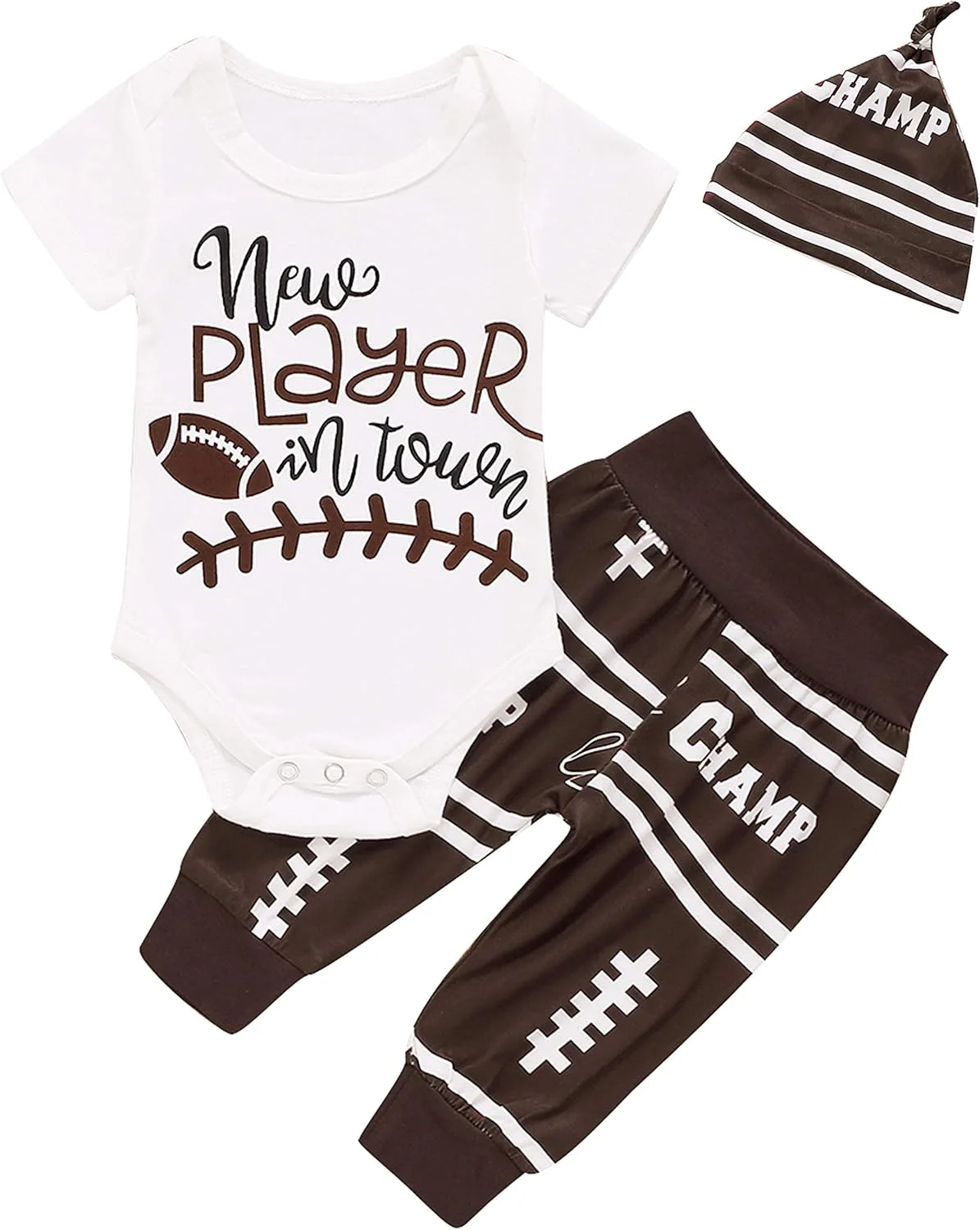 لباس نوزادی پسرانه، رامپر طرح بازیکن جدید