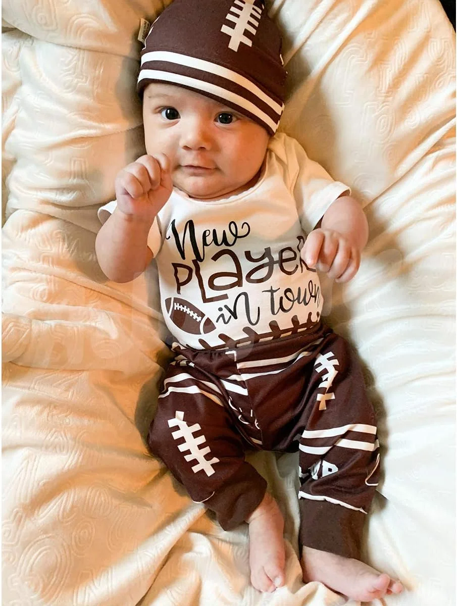 لباس نوزادی پسرانه، رامپر طرح بازیکن جدید