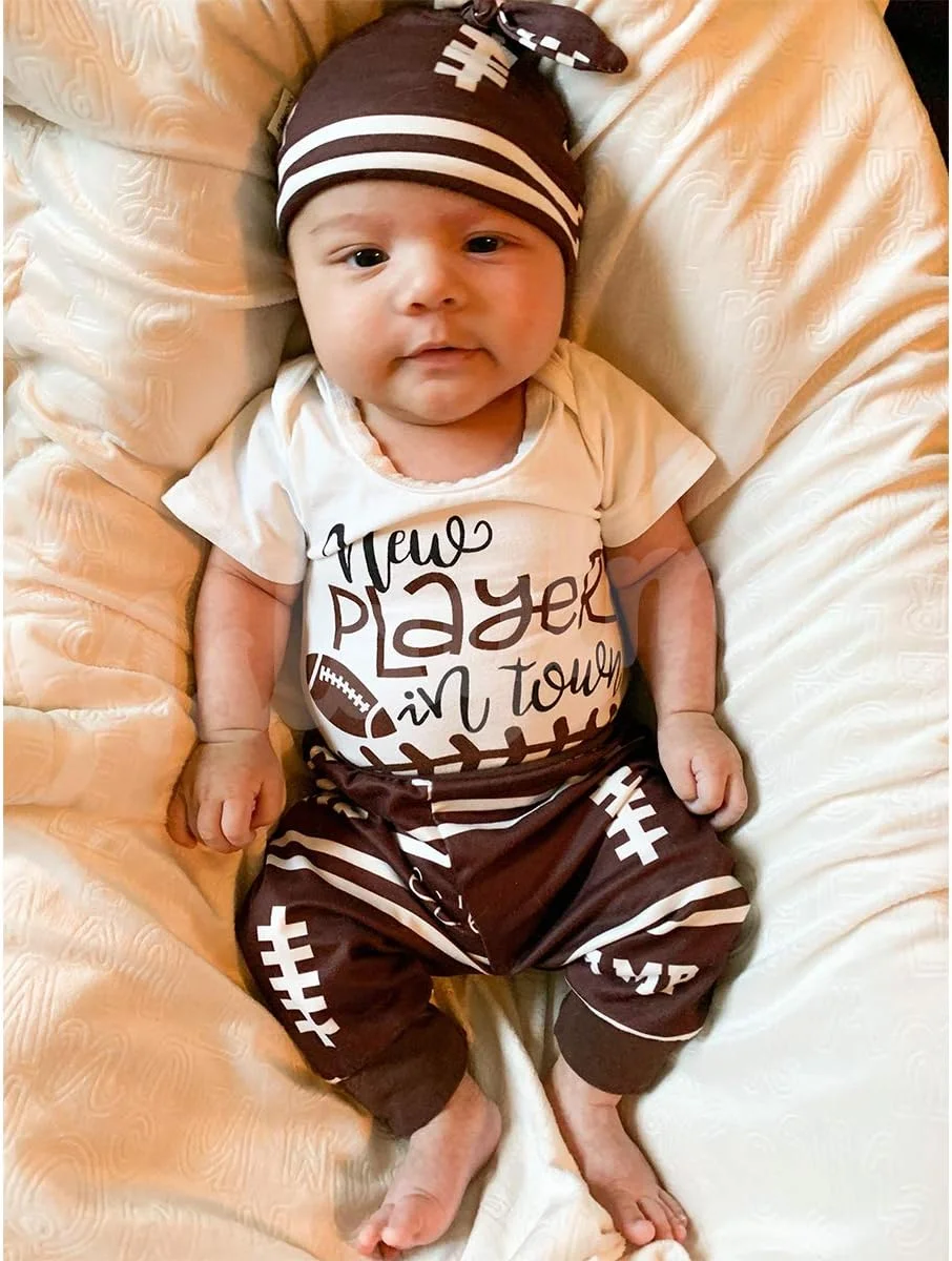 لباس نوزادی پسرانه، رامپر طرح بازیکن جدید