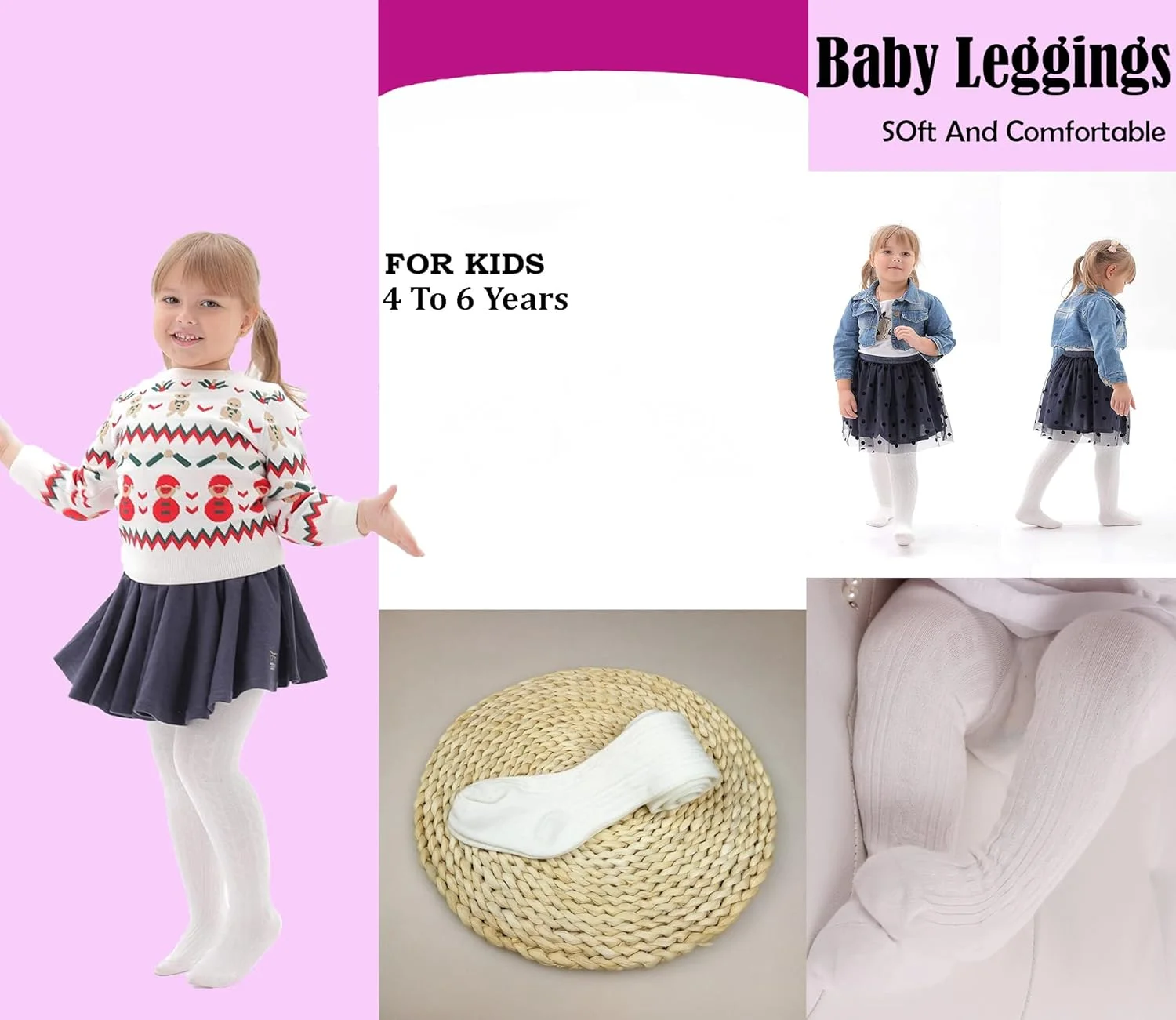 جوراب شلواری بچگانه SYGA، ساقهای نرم نخی برای دختران، جوراب بافتنی ضخیم نوزادی، شلوار گرم قلاب بافی جوراب شلواری بچگانه SYGA، ساقهای نرم نخی برای دختران، جوراب بافتنی ضخیم نوزادی، شلوار گرم قلاب بافی