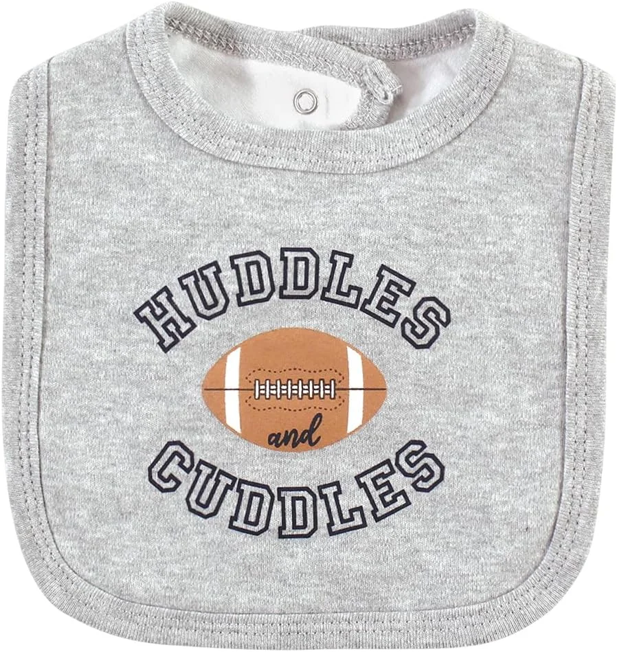 ست لباس نوزادی پنبه ای هادسون بیبی شامل بادی، شلوار و پیش بند