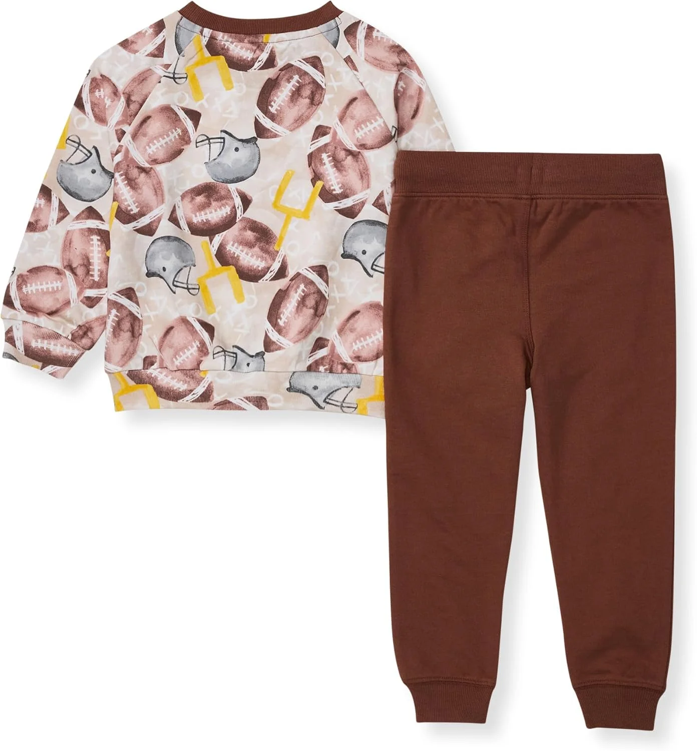 ست تی‌شرت و شلوار پسرانه Burt's Bees Baby، ست لباس بالا و پایین، ست لباس نوزادی و نوپا
