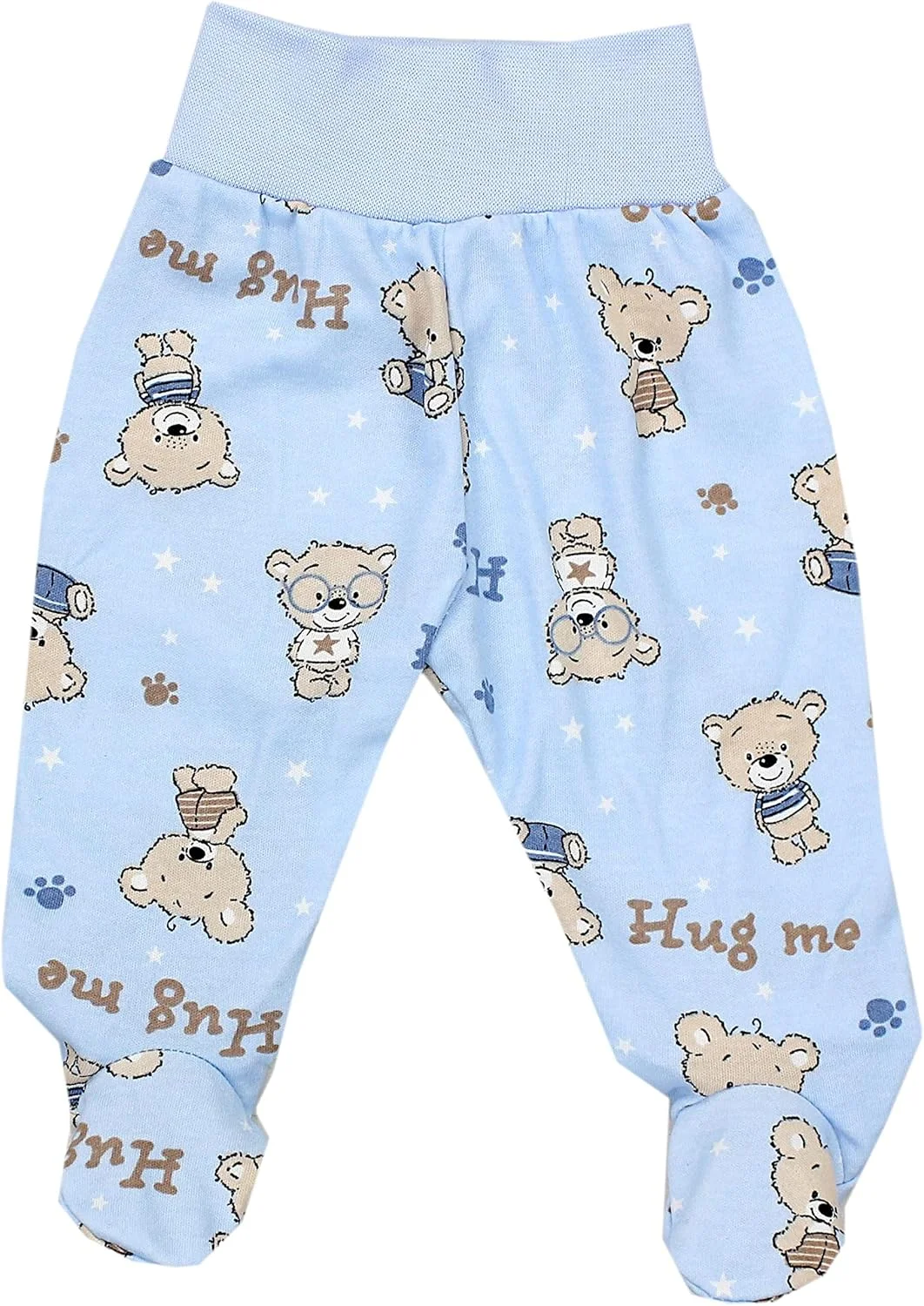 TupTam شلوار نوزادی طرح دار با جوراب بسته 5 عددی