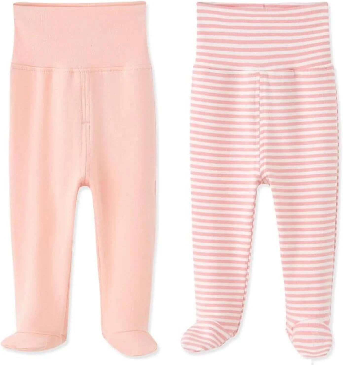 شلوار نوزادی پا دار هاها نایس، مناسب 0 تا 12 ماه، بسته 2 عددی