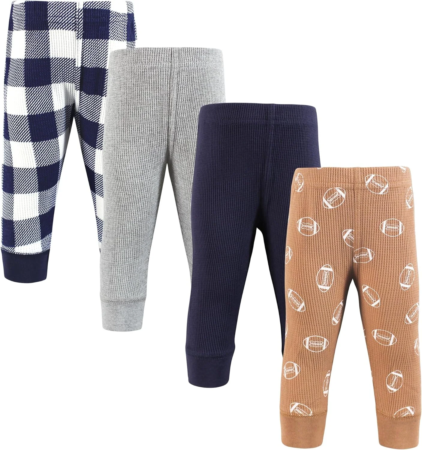 شلوار حرارتی نوزاد هادسون بیبی، طرح رنگین کمان خلاق، سایز 12-18 ماه (بسته 4 عددی)