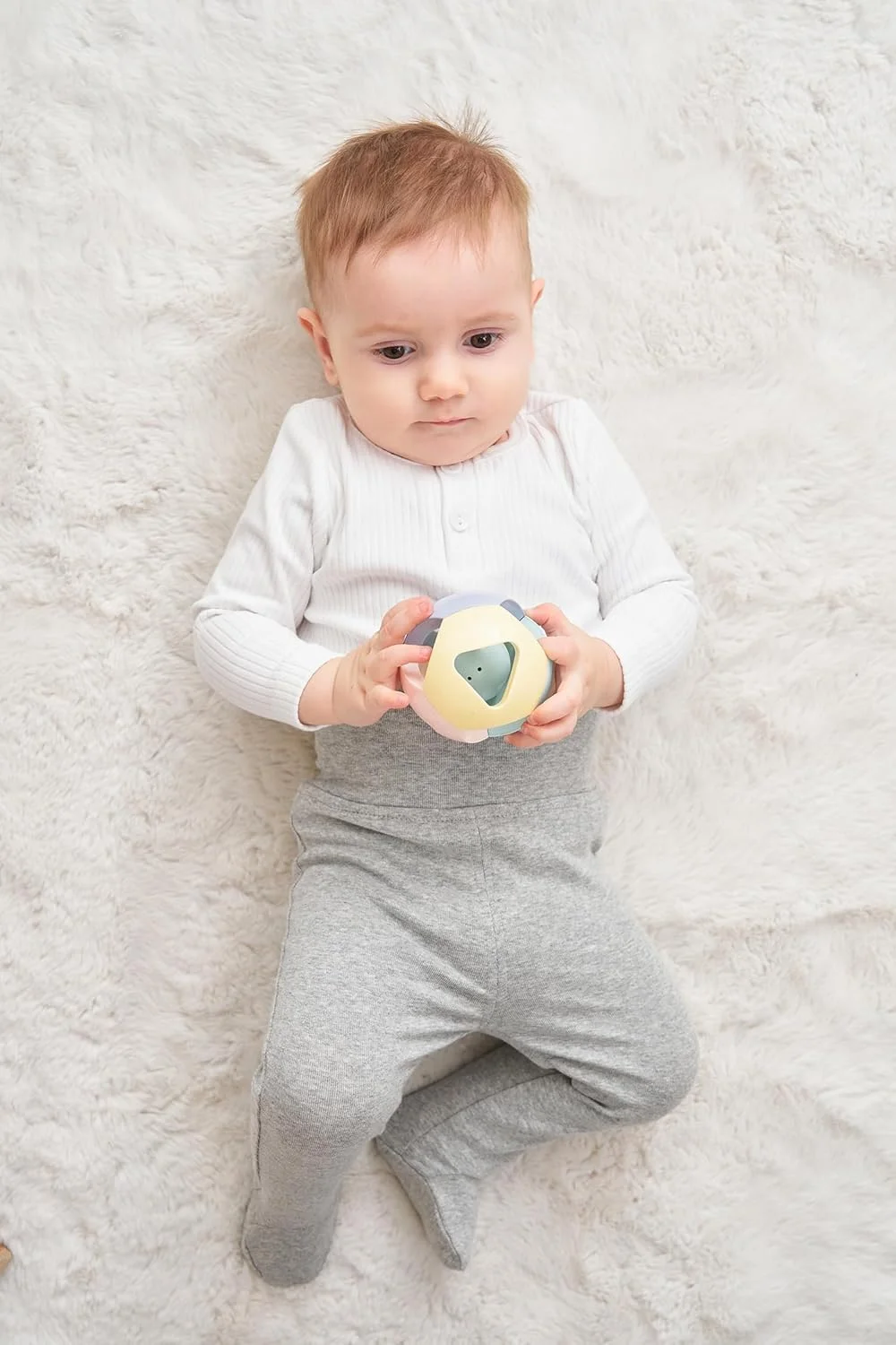 شلوار نوزادی پا دار HahaNice، مناسب 0 تا 12 ماه، بسته 2 عددی، خاکستری، 3-6 ماه