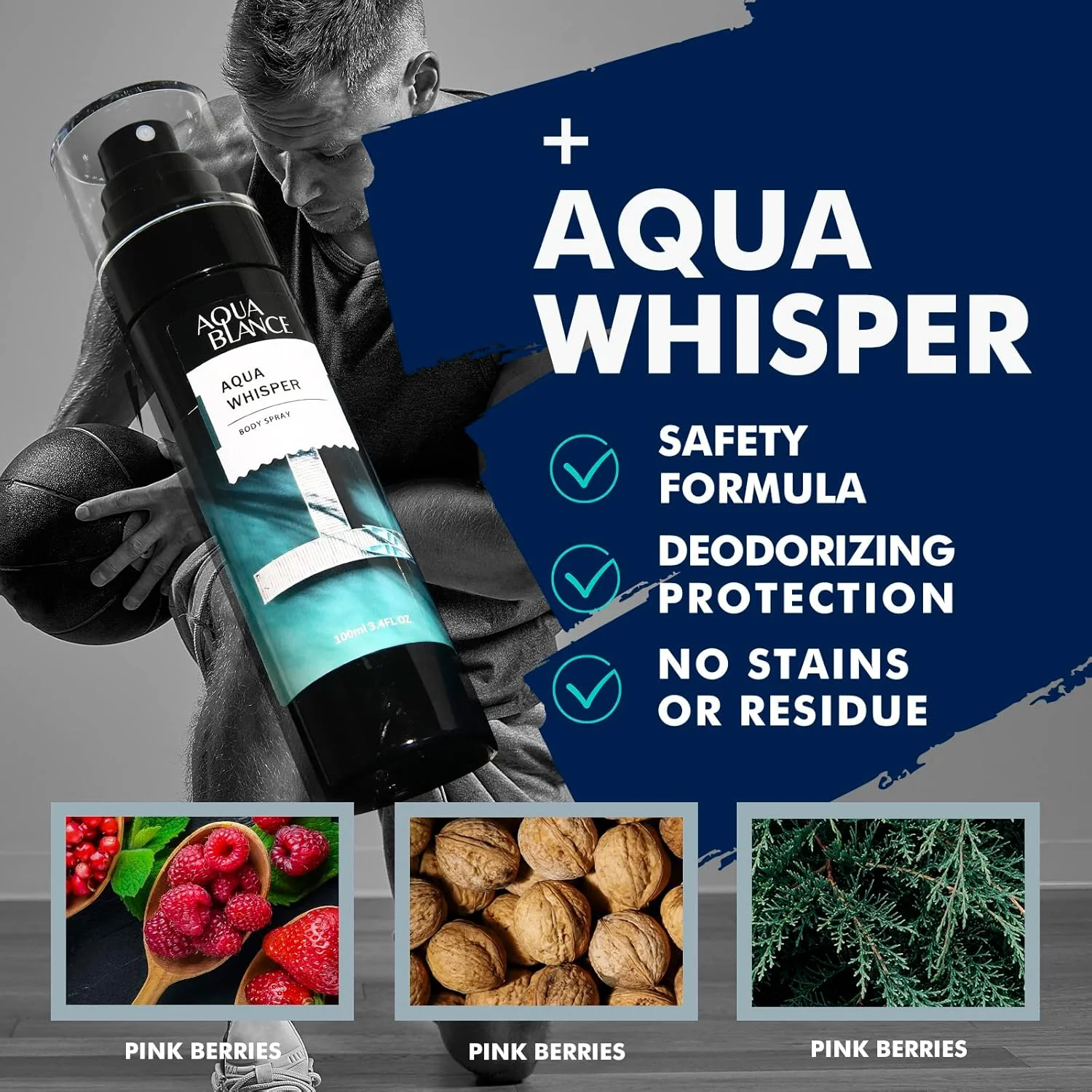 اسپری خوشبو کننده بدن مردانه، اسپری طراوت بخش بدن مردانه، عطر مه پاش، بسته 3 عددی، هر کدام 100 میلی لیتر، مجموع 300 میلی لیتر اسپری خوشبو کننده بدن مردانه، اسپری طراوت بخش بدن مردانه، عطر مه پاش، بسته 3 عددی، هر کدام 100 میلی لیتر، مجموع 300 میلی لیتر