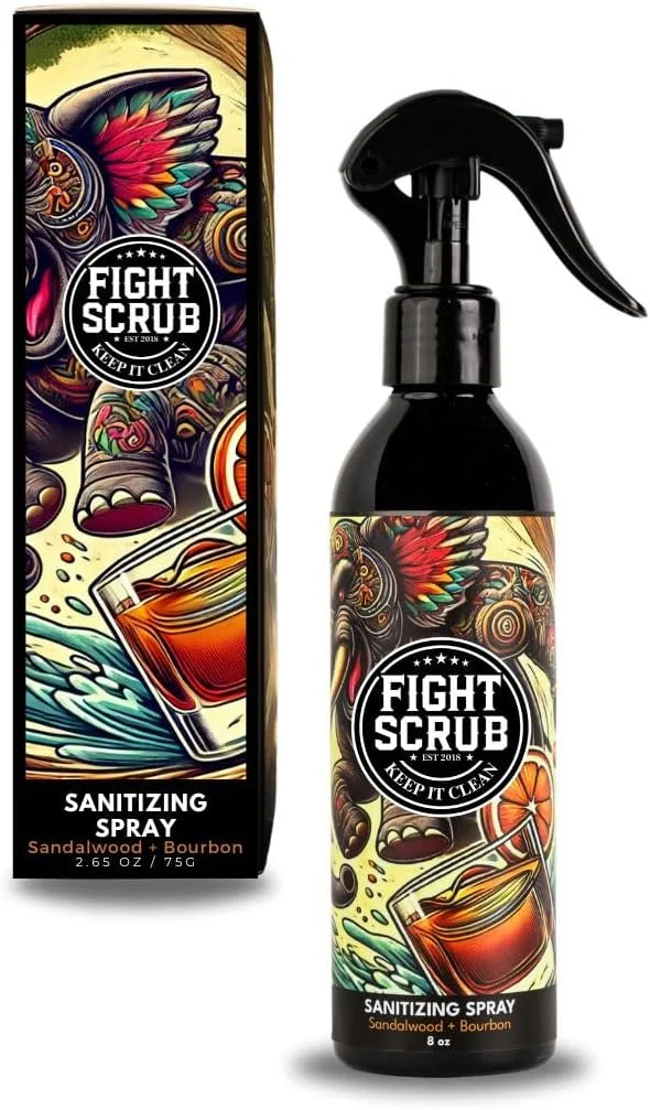 اسپری خوشبو کننده بدن و تجهیزات ورزشی برای کشتی گیران، رزمی کاران، جیو جیتسو کاران و ورزشکاران - بطری 240 میلی لیتری (چوب صندل + بوربن) اسپری خوشبو کننده بدن و تجهیزات ورزشی برای کشتی گیران، رزمی کاران، جیو جیتسو کاران و ورزشکاران - بطری 240 میلی لیتری (چوب صندل + بوربن)