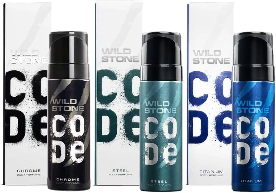 اسپری عطر بدن مردانه وایلد استون کد، کروم، استیل و تیتانیوم، بسته 3 عددی (150 میلی لیتر) اسپری عطر بدن مردانه وایلد استون کد، کروم، استیل و تیتانیوم، بسته 3 عددی (150 میلی لیتر)
