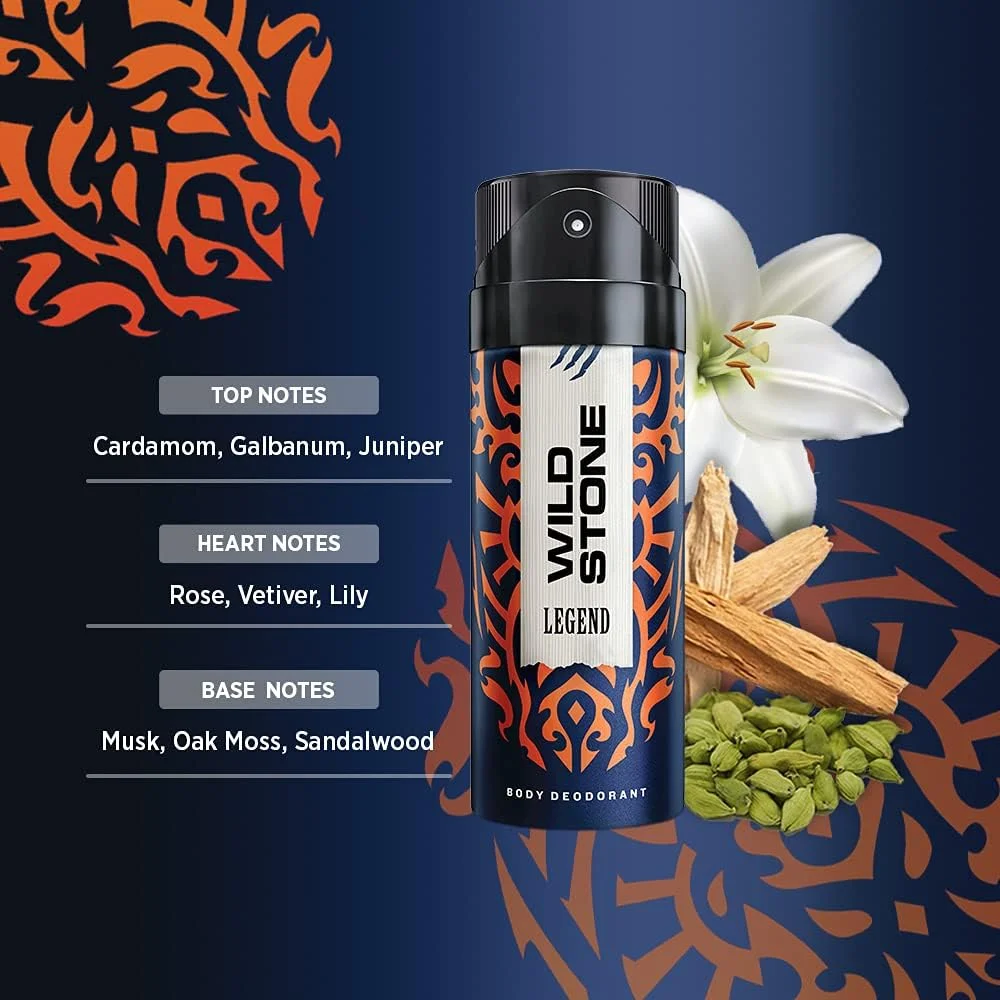 اسپری خوشبو کننده بدن مردانه وایلد استون مدل Edge، Legend و Forest Spice، ماندگاری طولانی، بسته 3 عددی (150 میلی لیتر) اسپری خوشبو کننده بدن مردانه وایلد استون مدل Edge، Legend و Forest Spice، ماندگاری طولانی، بسته 3 عددی (150 میلی لیتر)