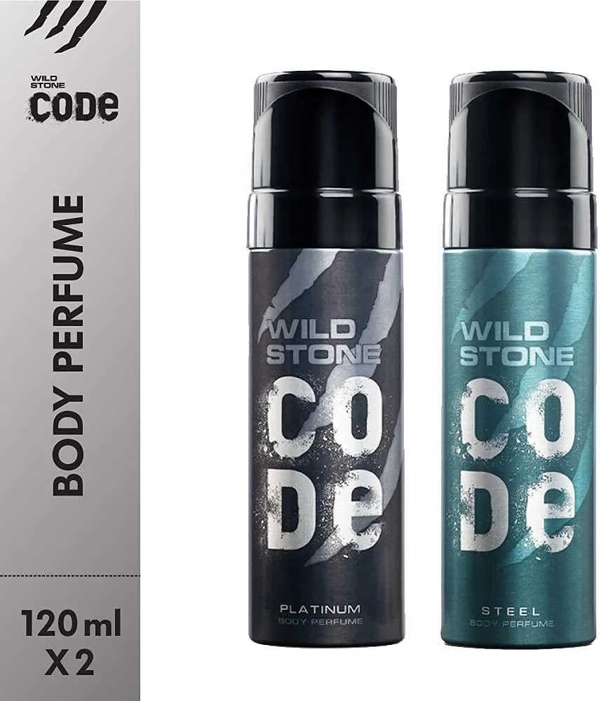 مجموعه اسپری بدن مردانه بدون گاز و با طراوت وایلد استون کد استیل و پلاتینیوم، بسته 2 عددی (120 میلی لیتر) مجموعه اسپری بدن مردانه بدون گاز و با طراوت وایلد استون کد استیل و پلاتینیوم، بسته 2 عددی (120 میلی لیتر)
