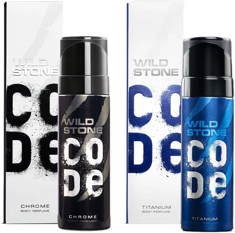اسپری بدن مردانه وایلد استون کد کروم و تیتانیوم ماندگاری طولانی بدون گاز، بسته 2 عددی (150 میلی لیتر) اسپری بدن مردانه وایلد استون کد کروم و تیتانیوم ماندگاری طولانی بدون گاز، بسته 2 عددی (150 میلی لیتر)