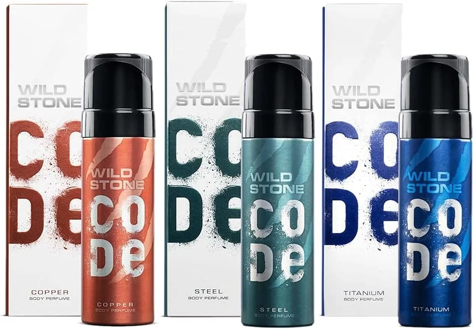 اسپری خوشبو کننده بدن مردانه وود استون کد، استیل، مس و تیتانیوم، بسته 3 عددی (150 میلی لیتر) اسپری خوشبو کننده بدن مردانه وود استون کد، استیل، مس و تیتانیوم، بسته 3 عددی (150 میلی لیتر)