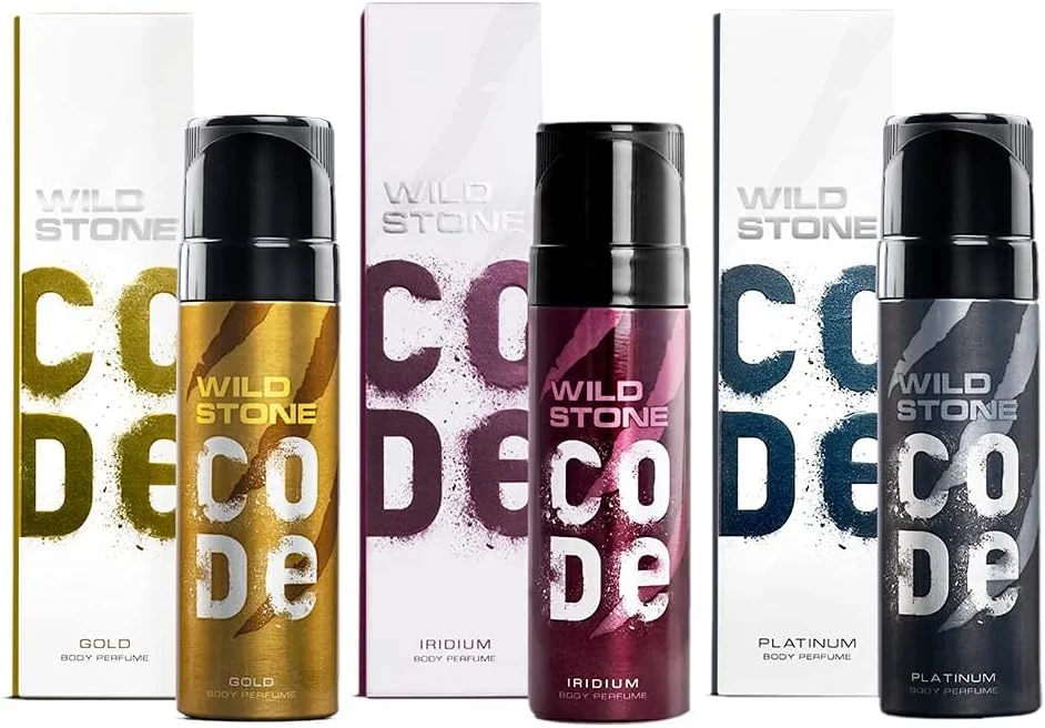 مجموعه سه عددی اسپری بدن مردانه بدون گاز وایلد استون کد گلد، ایریدیوم و پلاتینیوم (حجم هر کدام 120 میلی لیتر) مجموعه سه عددی اسپری بدن مردانه بدون گاز وایلد استون کد گلد، ایریدیوم و پلاتینیوم (حجم هر کدام 120 میلی لیتر)