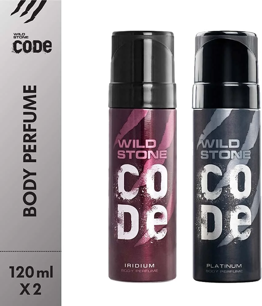 مجموعه اسپری بدن مردانه وایلد استون کد ایریدیوم و پلاتینیوم بدون گاز، بسته 2 عددی (هر کدام 120 میلی لیتر) مجموعه اسپری بدن مردانه وایلد استون کد ایریدیوم و پلاتینیوم بدون گاز، بسته 2 عددی (هر کدام 120 میلی لیتر)