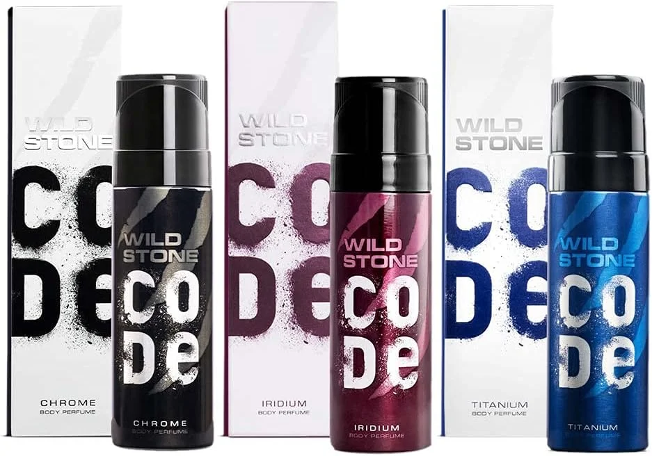 مجموعه سه عددی عطر بدن مردانه بدون گاز وایلد استون کد کروم، ایریدیوم و تیتانیوم (هر کدام 120 میلی لیتر) مجموعه سه عددی عطر بدن مردانه بدون گاز وایلد استون کد کروم، ایریدیوم و تیتانیوم (هر کدام 120 میلی لیتر)