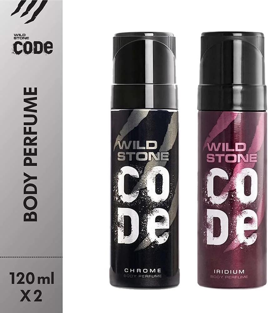 مجموعه دو عددی عطر بدن مردانه وایلد استون کد کروم و ایریدیوم (هر کدام 120 میلی لیتر) مجموعه دو عددی عطر بدن مردانه وایلد استون کد کروم و ایریدیوم (هر کدام 120 میلی لیتر)